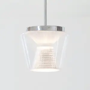 Serien Lighting Suspension LED Annex avec verre de cristalVendu parluminaire