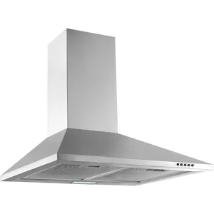 Comparateur de prix : Respekta - Hotte de cheminée Hotte aspirante 60 cm acier inoxydable Hotte murale