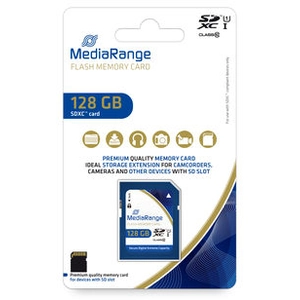 Comparateur de prix : MediaRange SDXC Carte mémoire 128 Go Classe 10 Vitesse de Lecture jusqu'à 80 Mo/s Stockage de données Externe pour appareils Mobiles tels Que Les appareils Photo numériques ou Les Smartphones
