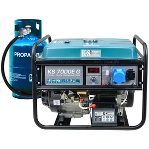 Comparateur de prix : Könner & Söhnen Groupe électrogène 5500W GAZ/Essence 230V KS7000E-G