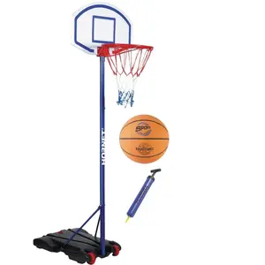 Comparateur de prix : Hudora Ensemble Panier De Basket Hornet 205 Ballon Et Pompe