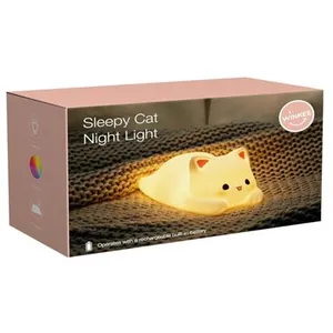 Veilleuse Winkee Chat endormi pas cher