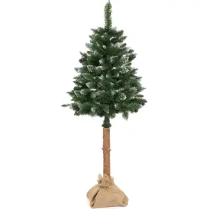 Moritz Sapin de Noël artificiel 180 cm avec neige Système de montage r... pas cher