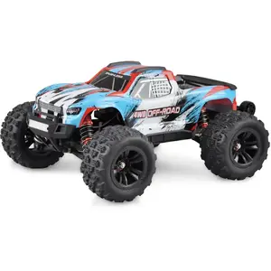 Amewi Hyper Go RTR Monstertruck Brushless 4WD 1:16e - Bleu/Blanc pas cher