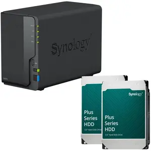 Synology DiskStation DS223 Serveur NAS 2 baies boîtier vide + 2x Plus ...