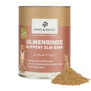 100g PAWS & PATCH écorce d'orme Slippery Elm Bark Aliment simple pour chien pas cher