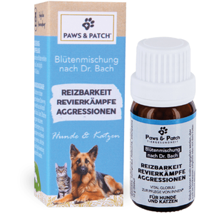 10g PAWS & PATCH Irritabilité Combats de territoire Agressions Aliment complémentaire pour chiens pas cher