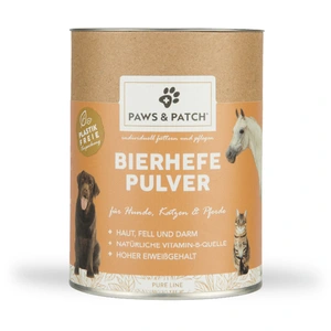 Levure de bière en poudre PAWS & PATCH 250 g, aliment complémentaire pour chiens et chats.Vendu parzooplus