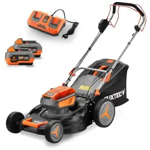 Comparateur de prix : Tondeuse gazon batterie autotractée 40V (2X20V) - FUXTEC FX-E2RM46 - 4...