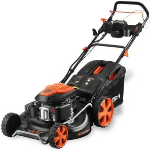 Comparateur de prix : Tondeuse thermique autotractée démarrage électrique vitesse réglable 196cm3 53cm Fuxtec FX-RM5396esPRO - 6CV 70L