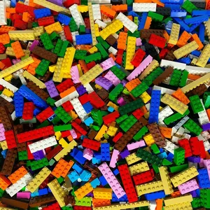 LEGO® Bricks High Bricks Mixed Colours 16000 gr. approx. 10000 pièces ... pas cher