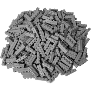 LEGO® 1x4 Briques de construction Gris clair - 15533 NOUVEAU ! Quantit...Vendu parkaufland
