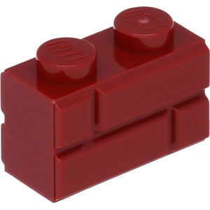 LEGO® 1x2 Briques de construction rouge foncé - 98283 NOUVEAU ! Quanti... pas cher