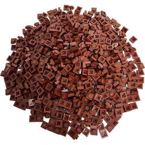 LEGO® 1x1 Panneaux de construction Marron Rouge - 3024 NOUVEAU ! Quant...