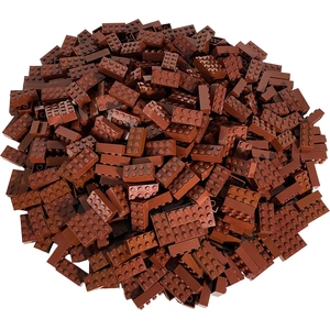 LEGO® 2x4 Briques hautes Marron rouge - 3001 NOUVEAU  Quantité 50xVendu parkaufland