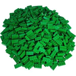 LEGO® 2x4 briques Vert - 3001 NOUVEAU Quantité 50x pas cher