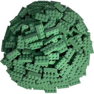 LEGO® Briques 2x4 Vert sable - 3001 NOUVEAU ! Quantité 100x pas cher