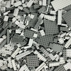 LEGO® Briques spéciales Mélange gris clair gris foncé NOUVEAU ! Quanti...Vendu parkaufland