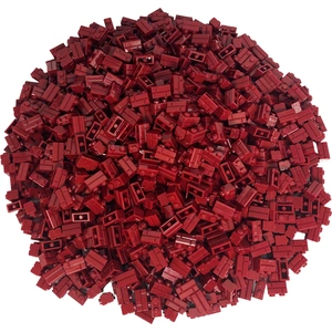 LEGO® 1x2 Briques de construction rouge foncé - 98283 NOUVEAU  Quantit... pas cher