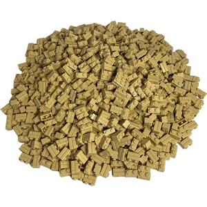 LEGO® 1x2 Wall Bricks High Blocks Light Beige - 98283 NOUVEAU  Quantit... pas cher