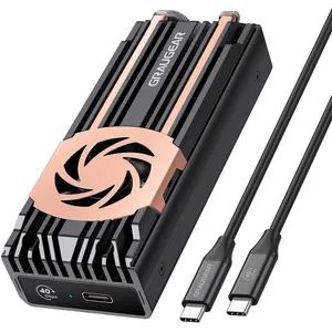 Comparateur de prix : Graugear Externes Usb 4.0-aluminiumgehäuse Mit Lüfter