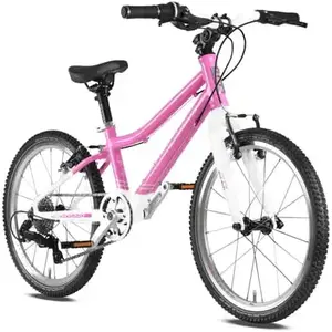 PROMETHEUS BICYCLES Vélo enfant PRO® 20 pouces Premium rose blanc SHOC...Vendu paramazon