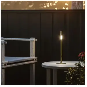 IP44.DE glim Lampe de table LED sur batterie, avec variateur, 93910-TG...