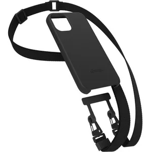 Coque avec cordon WOODCESSORIES iPhone 14 Pro Max Tour de cou noir