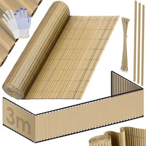 KESSER Natte pare-vue en pvc Clôture pare-vue Habillage de balcon Coupe-vent Lamelles renforcées résistantes aux intempéries pour jardin balcon terrasse pas cher