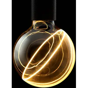 SEGULA LED Illusion G95 E27 5W Diagonal fumé/clair pas cher