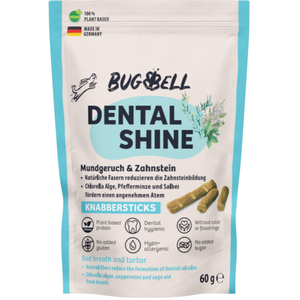 60g BugBell Snacks à grignoter Dental Shine pour chiens pas cher