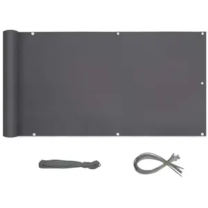 Comparateur de prix : Sekey Brise-Vue pour balcon PES 120 x 400cm, Anthracite