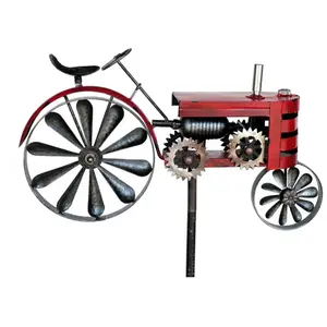 Comparateur de prix : DanDiBo Fiche de Jardin Métal Tracteur xl 160 cm Tracteur Rouge 96105 ...