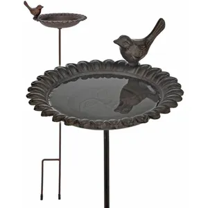 Spetebo - Bain d'oiseaux en aspect antique - hauteur environ 79,5 cm pas cher