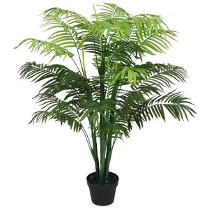 Spetebo - Plante décorative - 125cm - Modèle : Palmier artificiel 'xl pas cher