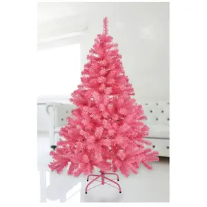 Spetebo - Sapin de Noël artificiel rose - 180 cm pas cher