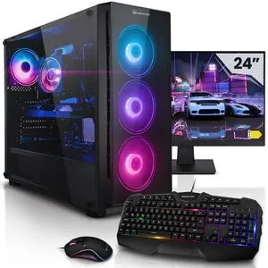 Comparateur de prix : AURUMPC Aurum Newcomer PC gamer fixe complet AMD Ryzen 7 5700G - Ecran...