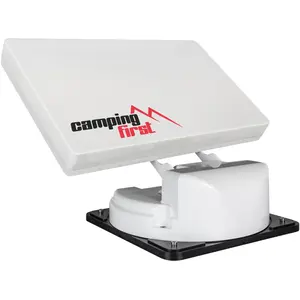 Camping First Satmex Flat 2 Antenne de Camping Automatique Blanc pas cher