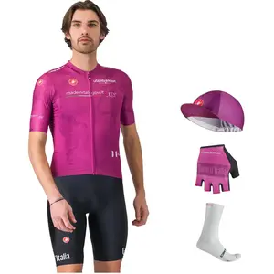 Castelli Maxi-Set (5 pièces) GIRO D'ITALIA Maglia Ciclamino 2025 pas cher