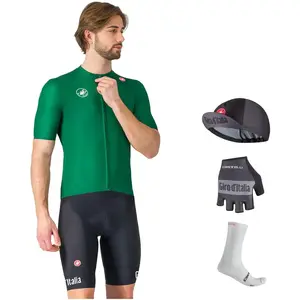 Castelli Maxi-Set (5 pièces) GIRO D'ITALIA Vintage Maglia Verde pas cher