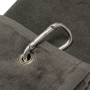 cbf moda moda Serviette de raquette avec mousqueton, grisVendu parall4golf