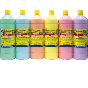 Eduplay belcolART Peinture au doigt écologique Fingatrix Pastell Set 6...Vendu paravenue-des-jeux