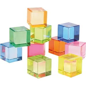 Eduplay Pierres acryliques assorties, set de 10 pas cher