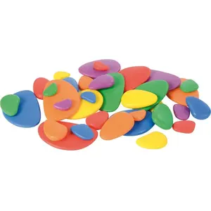Eduplay Galets arc-en-ciel, 36 pierres pas cher