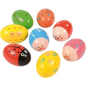 Hochet en forme d'oeuf set de 8Vendu paravenue-des-jeux