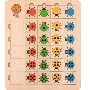 Eduplay Puzzle de chiffres coccinelle pas cher