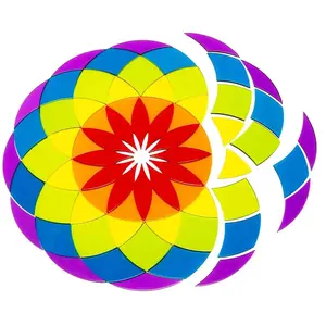 Eduplay Forme acrylique grand mandala pas cher