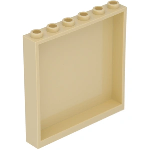 LEGO® 1x6x5 Panneaux Élément de mur Beige clair - 59349 NOUVEAU Quanti... pas cher