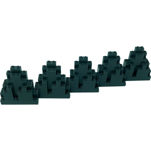 LEGO® 3x8x7 Plaque rocheuse LURP Montagne Gris foncé - 6083 NOUVEAU ! ... pas cher