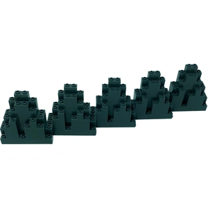 LEGO® 3x8x7 Plaque rocheuse LURP Montagne Gris foncé - 6083 NOUVEAU ! ...